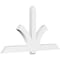 Ekena Millwork Redmond Architectural Grade PVC Gable Bracket, 84"W x 45 1/2"H x 4"D x 6"F, 13/12 Pitch GBP084X46X0406RED00 - alternate 1
